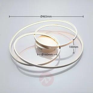 LINDBY Lindby Ronka lampa sufitowa LED, nikiel satynowany - Lampy sufitowe - miniaturka - grafika 4