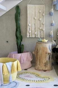 Lorena Canals Lorena Canals, Dekoracja na ścianę, Wall Hanging Cotton Field, 65(100)x35 cm, Kremowy - Wyposażenie pokoiku dziecięcego - miniaturka - grafika 14