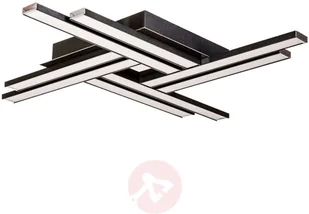 LIS Poland Lampa sufitowa LED Largo 8-punktowa czarna - Lampy sufitowe - miniaturka - grafika 2