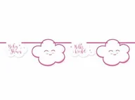 Baby shower i roczek - Baby shower FOL Baner na różowy 400 cm 1 szt F65367 - miniaturka - grafika 1