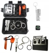 Zestawy survivalowe  - 7W1 Zestaw Przeżycia Wojskowy Survival-owy Kit - miniaturka - grafika 1
