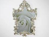 Lustra - d2.design Lustro wiszące Luis 76x110 srebrny 81174 - miniaturka - grafika 1