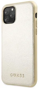Guess Obudowa dla telefonów komórkowych Iridescent pro Apple iPhone 11 Pro GUHCN58IGLGO Złoty - Etui i futerały do telefonów - miniaturka - grafika 3