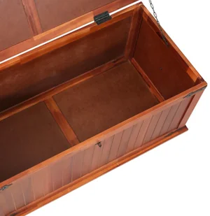 vidaXL Skrzynia, 90 x 45 x 40 cm, lite drewno akacjowe - Inne meble do salonu - miniaturka - grafika 7