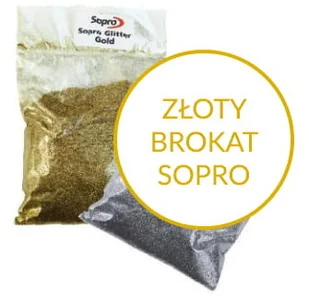 Sopro Brokat do fug 1019 złoty 100 g 065 - Dodatki do zapraw - miniaturka - grafika 2