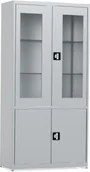 Meble i wyposażenie gabinetów medycznych - Kart-map MDW/2 szafa lekarska 2-skrzydłowa 2-komorowa MDW/2 - miniaturka - grafika 1