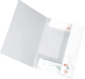 Teczki i skoroszyty - FALKEN Teczka tekturowa dla dzieci Falken z motywem dżungli z bardzo mocnego kartonu z gumką z trzema klapami teczka na rysunki A3 teczka do szkoły lub przedszkola - miniaturka - grafika 1