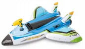 Materace dmuchane i koła do pływania - Intex Dmuchany Samolot Z Działkiem Niebieski 57536 - miniaturka - grafika 1