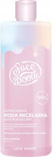 FaceBoom FaceBoom Oczyszczająca Woda Micelarna Każdy Rodzaj Cery 500ml - Płyny micelarne - miniaturka - grafika 3