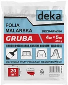 Folie i taśmy malarskie - Folia Malarska Gruba Bezbarwna 4*5M 450G - miniaturka - grafika 1
