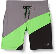 Spodnie sportowe męskie - 4F H4L20-SKMT005-45N Szorty Plazowe Meskie, Zielony H4L20-SKMT005-45N - miniaturka - grafika 1