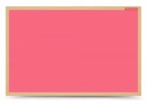 MEMOBOARDS Tablica suchośiceralno-magnetyczna 40x60 różowa drewno - Tablice i flipcharty - miniaturka - grafika 2