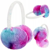 Czapki dla dzieci - Nauszniki Pluszowe Regulowane Brokatowe Ombre - miniaturka - grafika 1
