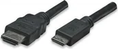 Kable - Techly Kabel HDMI Mini HDMI 5m czarny ICOC-HDMI-B-050 ICOC-HDMI-B-050 - miniaturka - grafika 1
