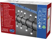 Sprzęt do nurkowania - Konstsmide 3695  207 lampa Globe LED łańcuch świetlny z małymi okrągłe diody/na zewnątrz (IP44)/VDE/zewnętrzny transformator 24 V/160 białych zimnych diod/czarny przewód 3695-207 - miniaturka - grafika 1