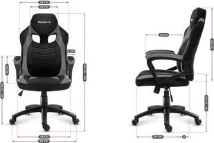 huzaro Force 2.5 GREY MESH - Fotele gamingowe - miniaturka - grafika 10