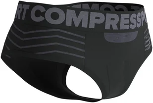 Compressport Majtki damskie SEAMLESS BOXER czarno-szare - Bielizna sportowa damska - miniaturka - grafika 2