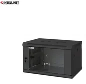 Szafy rack - Intellinet Szafa wisząca zmontowana 9U 600x450 Rack 19\" szklane drzwi czarna 918398 - miniaturka - grafika 1
