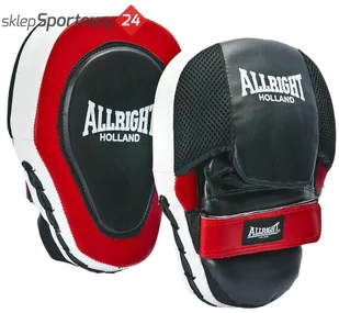 Allright ŁAPA TRENERA PROFILOWANA CZARN-CZERW SBŁPRBRW - Tarcze i łapy - miniaturka - grafika 2