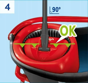 Vileda FHP Turbo 3in1 Microfibre Zestaw Obrotowy Mop + Wiadro 167751.. VILE-000967 - Miotły, szufle, mopy - miniaturka - grafika 17