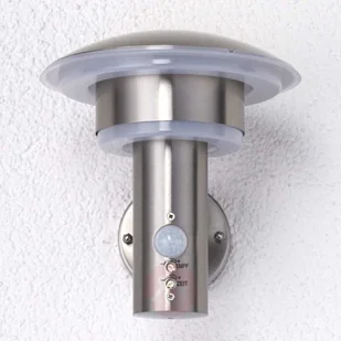 Lampenwelt Zewnętrzna lampa ścienna LED LILLIEN z czujn PIR - Lampy ogrodowe - miniaturka - grafika 4