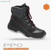 Obuwie robocze - PPO Strzelce Opolskie TRZEWIKI BEZPIECZNE Z METALOWYM PODNOSKIEM MODEL 015, PN-EN ISO 20345, S1, SRC; (39) - miniaturka - grafika 1