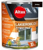 Lakiery do drewna - Altax lakierobejca żywiczna, heban, 0.75l - miniaturka - grafika 1