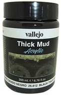 Pozostałe akcesoria dla plastyków - Vallejo vallejo (zniszczeniem efektów 200 ML  czarny Dick Mud VJ26812 - miniaturka - grafika 1