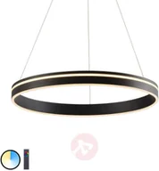 Systemy inteligentnych domów - Paul Neuhaus Inteligentna lampa sufitowa ciemnoszara 59 cm z pilotem - Ronith - miniaturka - grafika 1