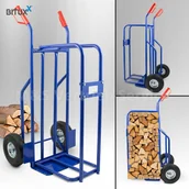 Taczki - Wózek do przewożenia drewna kółka 100kg - miniaturka - grafika 1