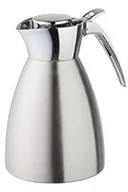 Termosy - Helios 2214 dzbanek ze stali nierdzewnej 1,0 litra, ze stali nierdzewnej, srebrny, 14,1 x 14,1 x 20,3 cm Helios_2214 - miniaturka - grafika 1