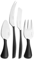 Noże kuchenne - Bugatti glnu-021 °F36/4 Glamour sera sztućce, SAN/nierdzewna, 16 x 26 x 3 cm, czarna, 4 sztuka GLNU-021F36/4 - miniaturka - grafika 1