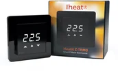 Systemy inteligentnych domów - Heatit Termostat Heatit Z-TRM3 16A Z-Wave (czarny) - miniaturka - grafika 1