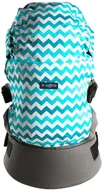 Nosidełka dla dzieci - Womar Nosidełko Zaffiro Care zygzak biało-turkus 013729 - miniaturka - grafika 1