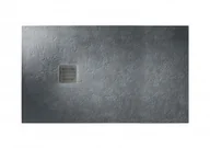 Brodziki prysznicowe - Roca AP10164032001200 TERRAN Brodzik prostokątny 1600 x 800 mm SYFON W KPL SZARY łUPEK - miniaturka - grafika 1