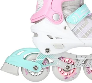 Nils EXTREME NH18192 4w1 RÓŻOWY ROZM.M(34-38) ŁYŻWOROLKI Z WYM. PŁ. FIGUROWĄ EXTREME 16-21-089 - Rolki - miniaturka - grafika 8