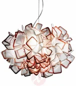 Lampy sufitowe - Slamp Fascynująca lampa wisząca CLIZIA, pomarańczowa - miniaturka - grafika 1