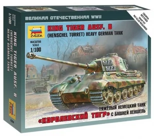Zvezda King Tiger Henschel 6204 - Modele do sklejania - miniaturka - grafika 2