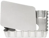 Formy do ciast - Patisse Mini-quiches kształt z luzem, nierdzewna, srebrna, 10 x 10 x 2 cm 03559 - miniaturka - grafika 1