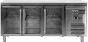 Szafy i witryny chłodnicze - Yato STÓŁ CHŁODNICZY 417L 3 DRZWI PRZESZKLONY YG-05257 - miniaturka - grafika 1