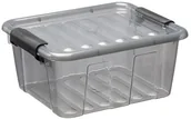 Pudła i pojemniki do przechowywania - Plast team poland Pojemnik Pudełko Home box 2 L Szary PlastTeam PT22350804 - miniaturka - grafika 1
