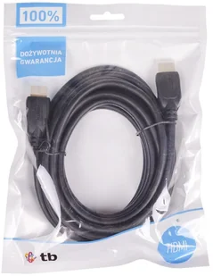 TB Kabel HDMI 1.4 pozłacany 3m. AKTBXVH1P14G30B - Kable komputerowe i do monitorów - miniaturka - grafika 7