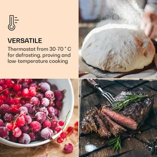 Szuflada grzewcza Klarstein Klarstein Bankiet, szuflada grzejna, 410 W, termostat, 30 - 70 ° C, funkcja czasomierza TK15OV-Banquetta-WH - Szuflady grzewcze - miniaturka - grafika 5