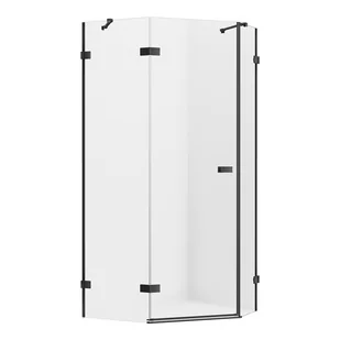 New Trendy EXK-3837 KABINA AVEXA GUNMETAL BRUSHED PI$84CIOKąTNA L 100x80x200 CZYSTE 6mm ACTIVE SHIELD - Kabiny prysznicowe - miniaturka - grafika 2