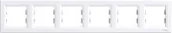 Klawisze i ramki - Schneider Electric Schneider Asfora Ramka 6-krotna pozioma BIEL EPH5800621 EPH5800621 - miniaturka - grafika 1