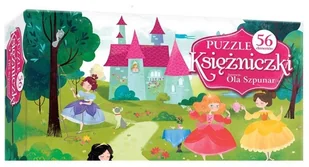 Zielona Sowa Puzzle 56 elementów, Księżniczki - Puzzle - miniaturka - grafika 4