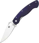 Akcesoria turystyczne - Spyderco c36gpdbl model granatowy wojskowego C36GPDBL - miniaturka - grafika 1