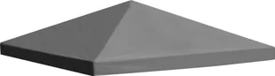 vidaXL Zadaszenie altany ogrodowej, 310 g/m, 3 x 3 m, szare - Altany ogrodowe - miniaturka - grafika 4