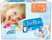 Pieluchy - Indas Chelino Indas Chelino Fashion & Love pieluchy Junior T 5 dla 13-18 kg, (30 sztuk) - miniaturka - grafika 1