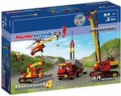 Zabawki konstrukcyjne - fischertechnik Fischer zestaw do budowy uniwersalny 4  idealna skrzynka dla dzieci lubiących technikę  zabawka konstrukcyjna z 40 różnymi modelami zapewnia szeroki wgląd w świat techniki. - miniaturka - grafika 1